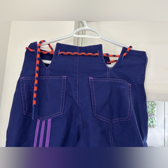 ADIDAS X IVY PARK Purple Belted Cargo Pants - Picture 7 of 10
